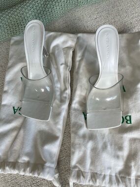 Bottega Veneta Clear Stretch Sandal